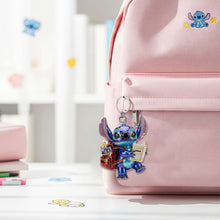 Load image into Gallery viewer, Cute Blue Monster Back To School Keychain - Personalized Gift for Kids Keychains PopCulturePrints
