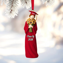 Load image into Gallery viewer, "Celebrate Achievement with a Personalized Touch" - Graduation Christmas Ornament, Custom Gift for Graduates Ornament PopCulturePrints
