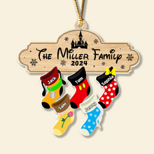 Load image into Gallery viewer, Personalized Christmas Family Stocking Ornament
