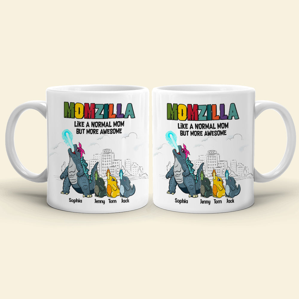 Momzilla Personalized Mug - More Awesome Than Ever! Coffee Mug PopCulturePrints