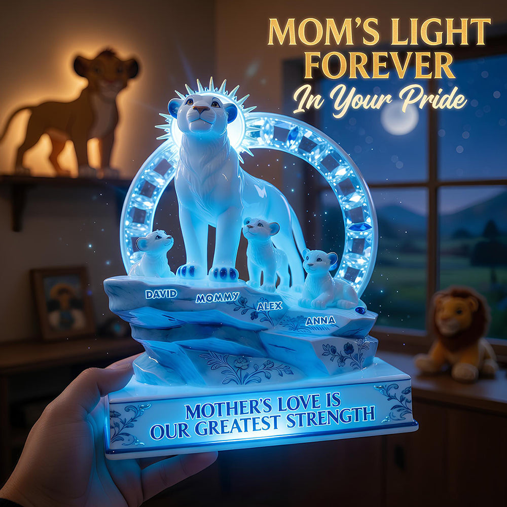Mom's Love Shines Bright - Personalized Light Box for Moms, Grandma & More Light Box PopCulturePrints