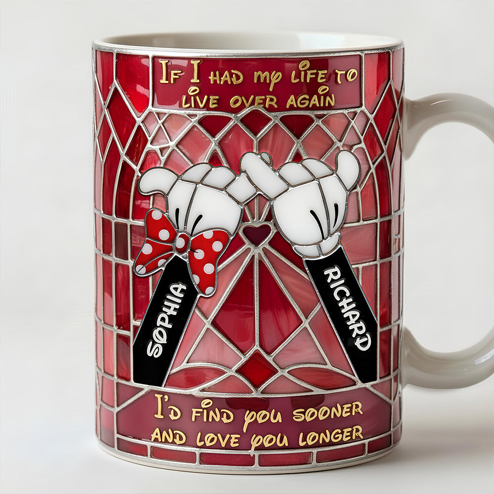 If I Had My Life To Live Over Again - Couple Forever Mug - Personalized Gift for Couples Coffee Mug PopCulturePrints