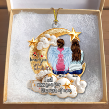 Load image into Gallery viewer, Personalized Memorial Acrylic Ornament - Heartfelt Christmas Keepsake Ornament PopCulturePrints
