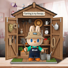 Load image into Gallery viewer, Farming is My Therapy - Personalized Cute Farmer Plaque for Farm Lovers Shaped Plaques PopCulturePrints
