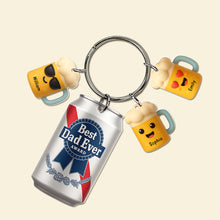 Load image into Gallery viewer, “Dad Needs A Cold Beer” - Personalized Acrylic Tag Keychain - Gift for Dad, Grandpa, Father, and More Keychains PopCulturePrints
