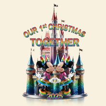 Load image into Gallery viewer, Celebrate Love: Our 1st Christmas Together - Personalized Acrylic Plaque for LGBT Couples Shaped Plaques PopCulturePrints
