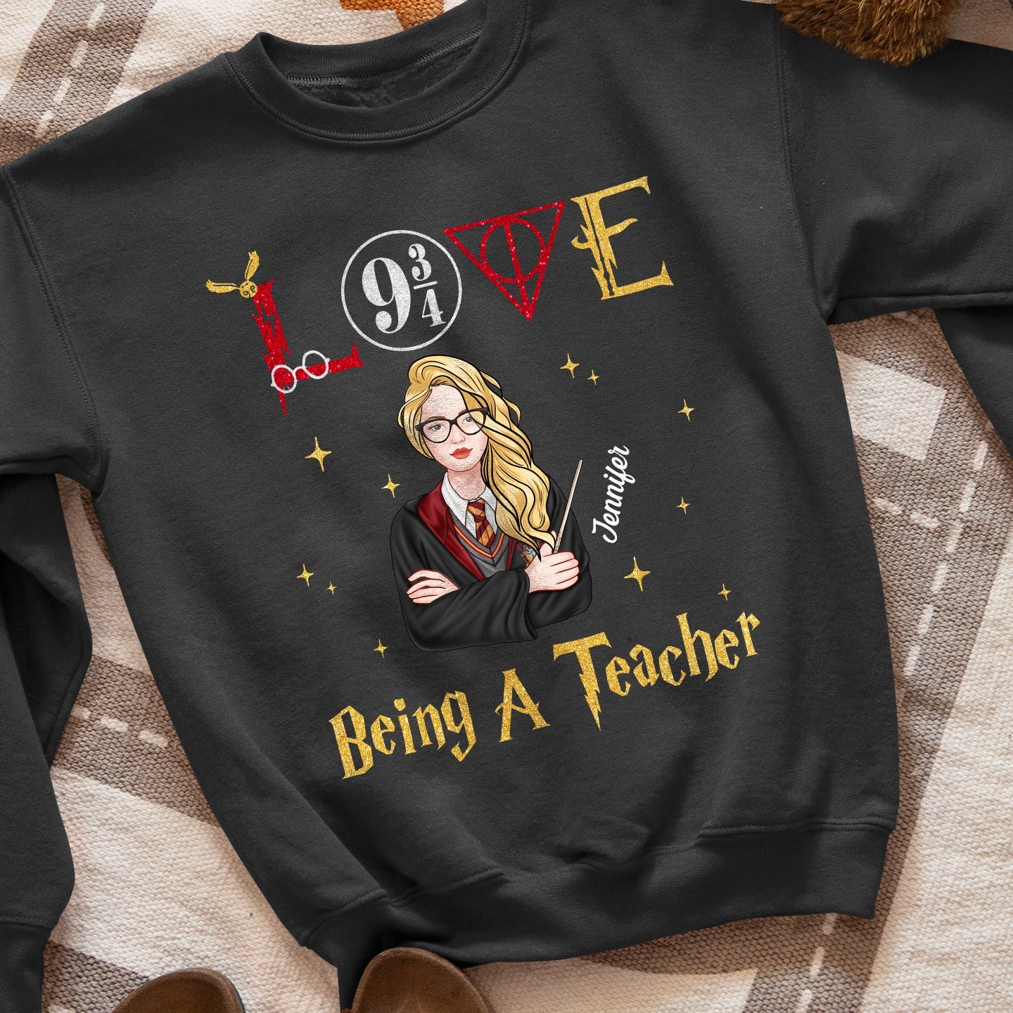 Harry Potter Themed Personalized Teacher Sweatshirt