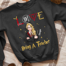 Load image into Gallery viewer, Harry Potter Themed Personalized Teacher Sweatshirt
