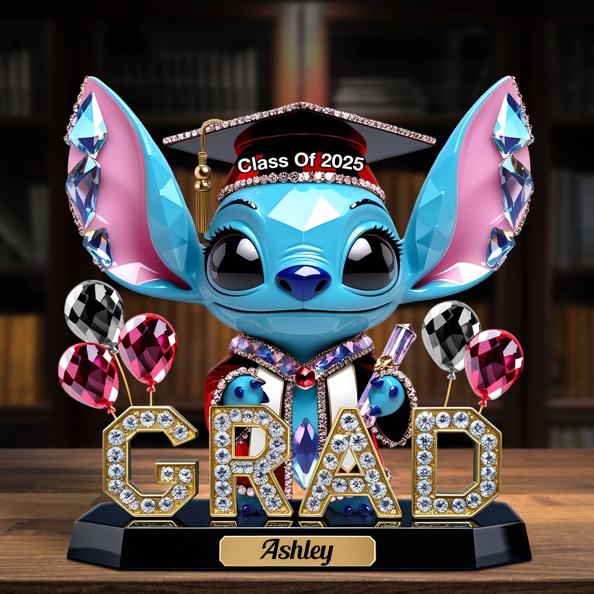 "Celebrate Your Achievement!" - Personalized Graduation Plaque - Custom Gift for Graduates, Friends, Family, or Anyone Special Shaped Plaques PopCulturePrints