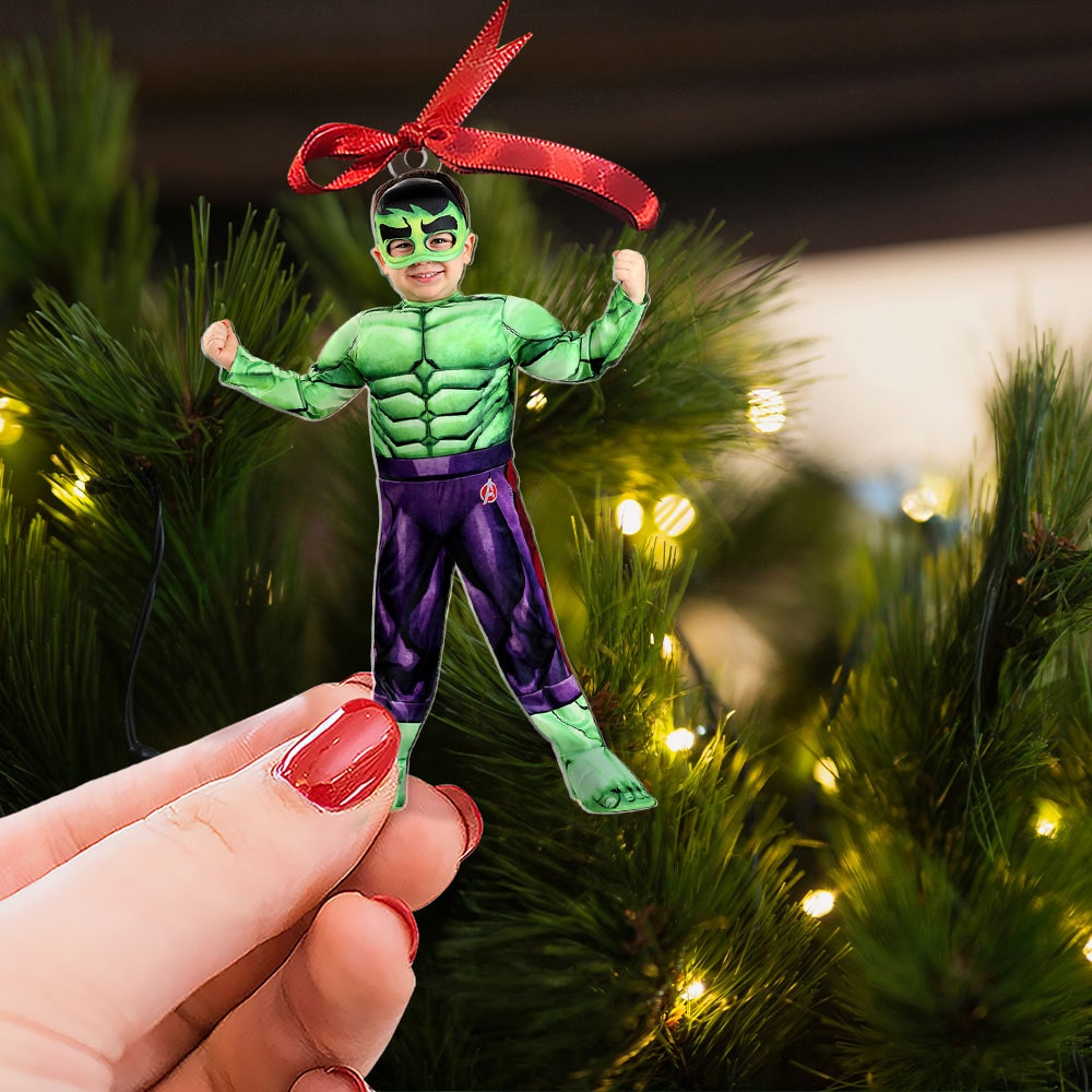 Custom Superhero Christmas Ornaments for Kids Ornament PopCulturePrints