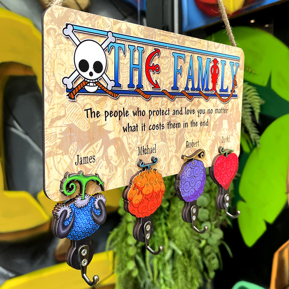 Personalized Family Key Hanger - Themed Design Wood Sign PopCulturePrints