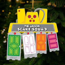 Load image into Gallery viewer, Customizable Family Christmas Ornament - Scare Squad Design Ornament PopCulturePrints
