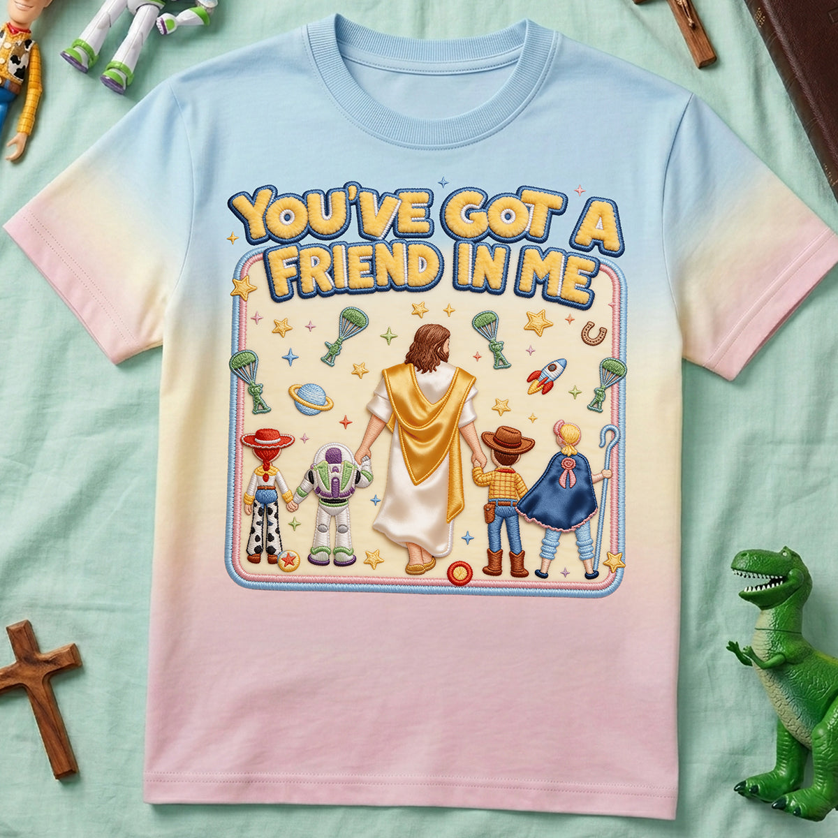 You've Got a Friend in Me - Christian Friendship Keepsake Shirt | Personalized Gift for Friends and Loved Ones AOP Products PopCulturePrints