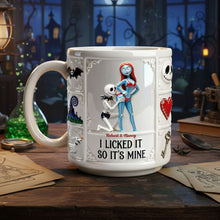Load image into Gallery viewer, I Licked It So It’s Mine - Personalized Naughty Couple White Mug Coffee Mug PopCulturePrints
