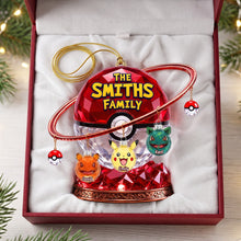 Load image into Gallery viewer, “Celebrate Family Togetherness” - Personalized Creature Family Christmas Ornament
