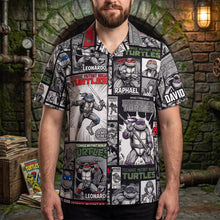 Load image into Gallery viewer, "Cowabunga! Embrace Your Inner Ninja - Customized Sewer Story Hawaiian Shirt" Hawaiian Shirts PopCulturePrints
