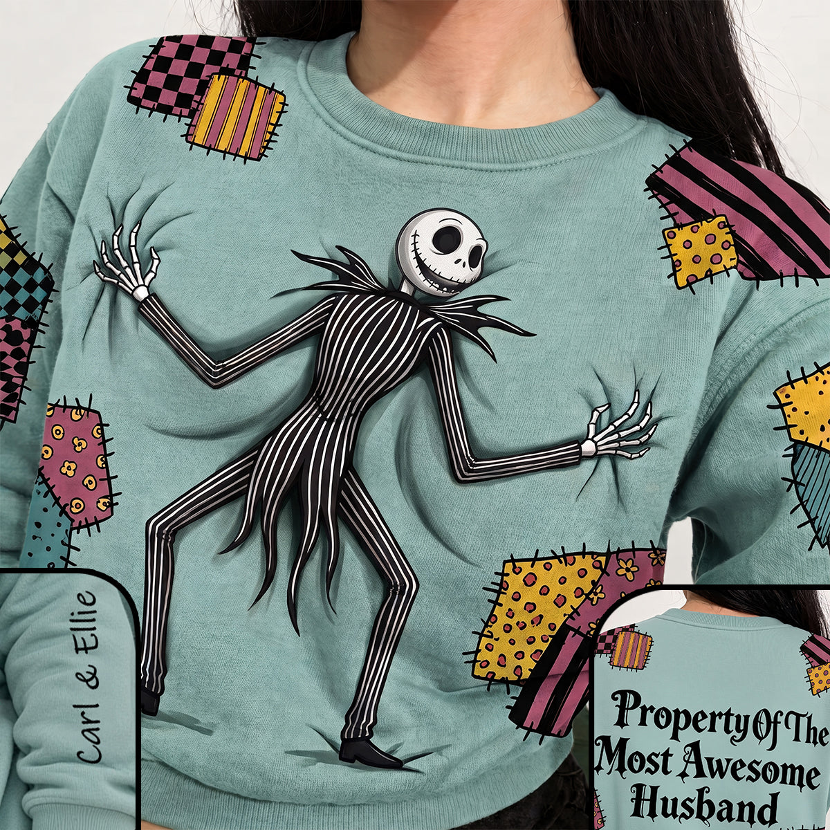 Funny Spooky 3D Shirt - Personalized Gifts For Christmas 05hudt081026 AOP Products PopCulturePrints