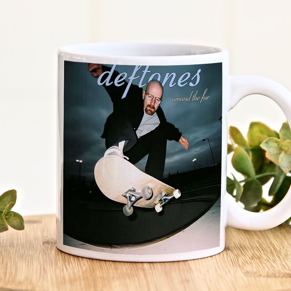 Deftones Inspired Skateboarder Coffee Mug Coffee Mug PopCulturePrints