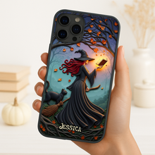 Load image into Gallery viewer, Enchanting Witch Phone Case - Personalized Gift for the Magical Soul Phone Case PopCulturePrints
