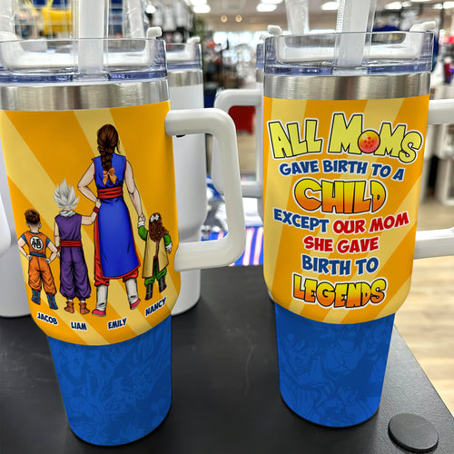 Legendary Mom Personalized Tumbler - Perfect Mother's Day Gift Tumbler Cup PopCulturePrints