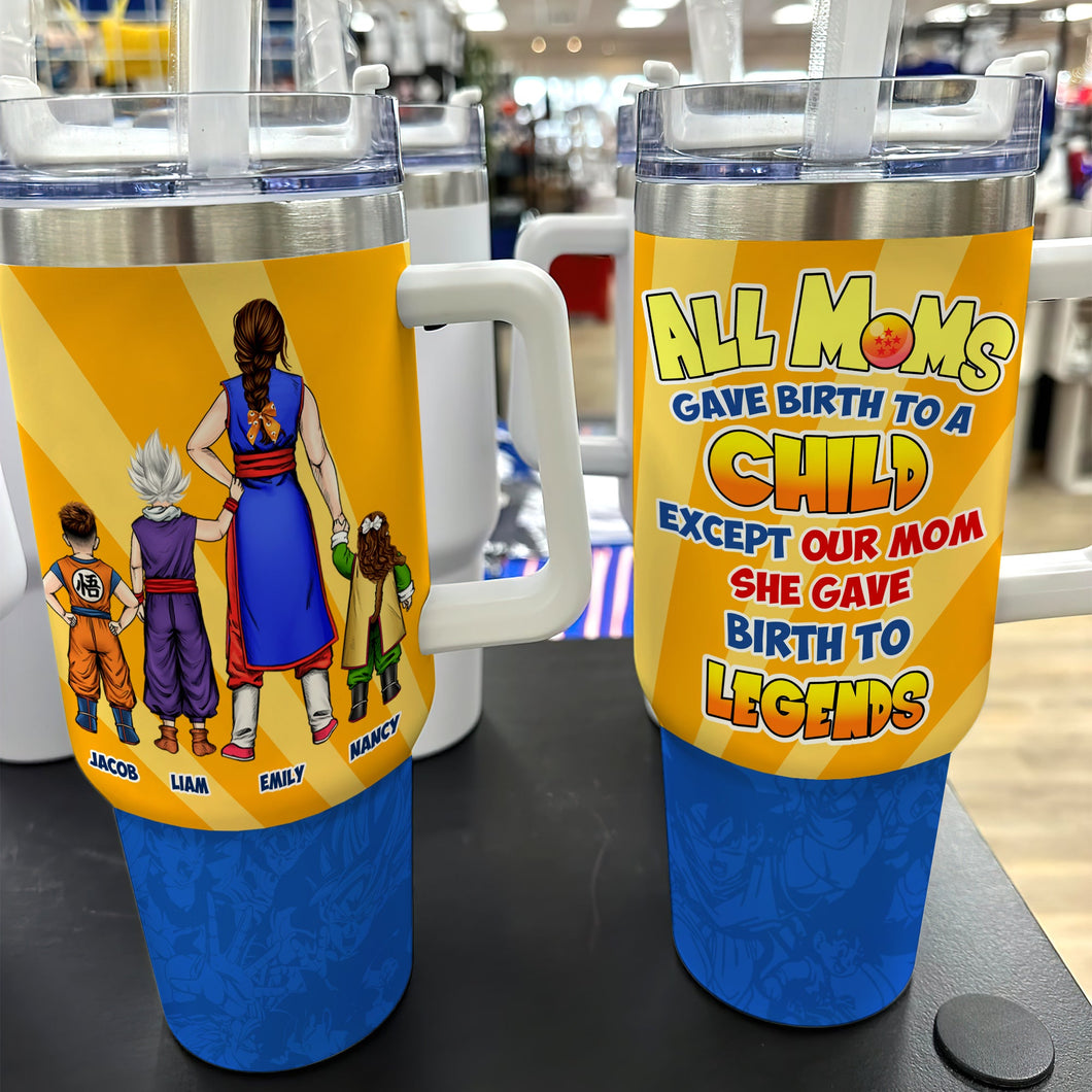 Legendary Mom Personalized Tumbler - Perfect Mother's Day Gift Tumbler Cup PopCulturePrints