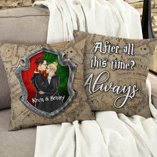 Load image into Gallery viewer, Personalized Magical Couple Pillow Gift - Unique Design for Valentine's Day Gifts Pillow PopCulturePrints
