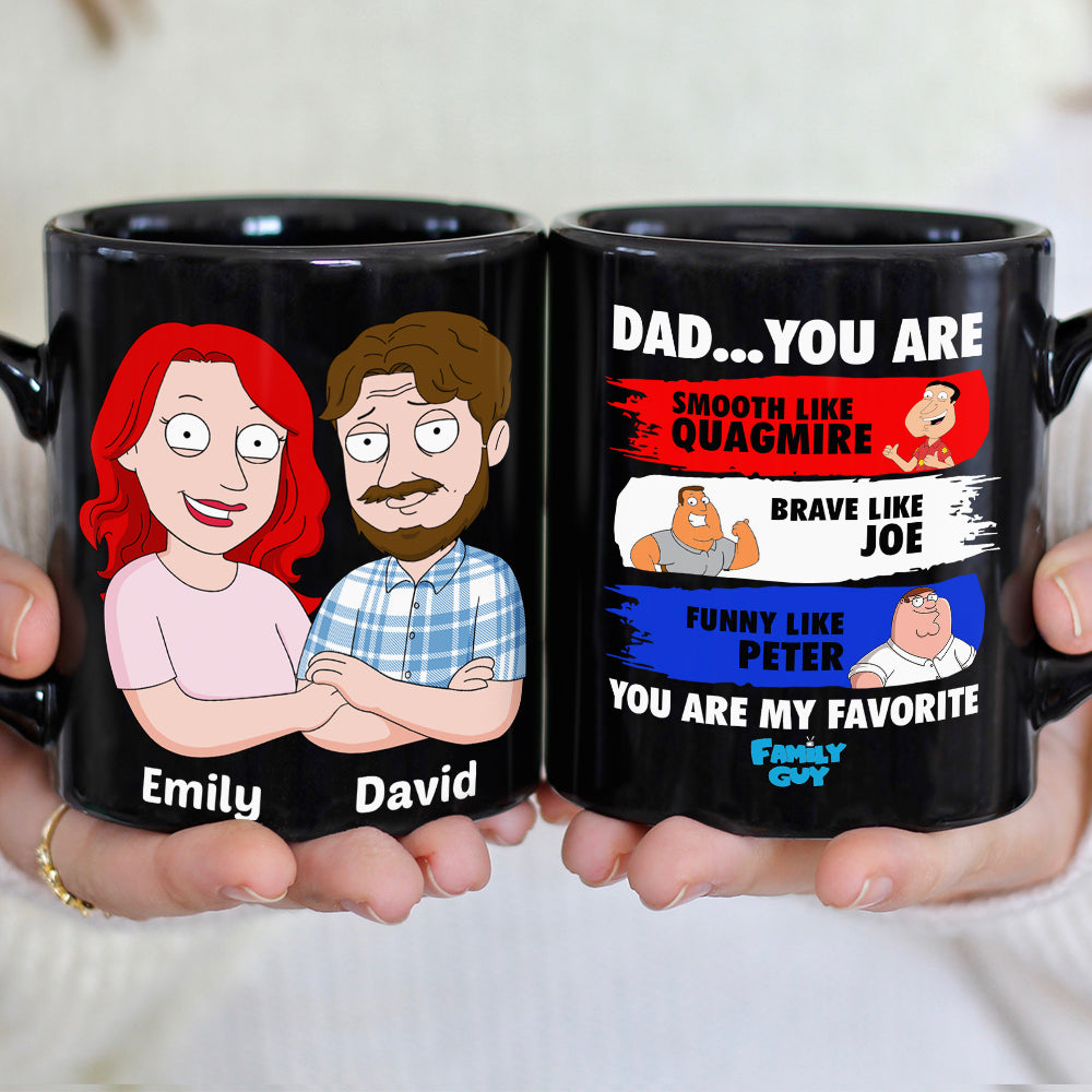 Personalized Dad Coffee Mug - Funny Family-Themed Gift Coffee Mug PopCulturePrints
