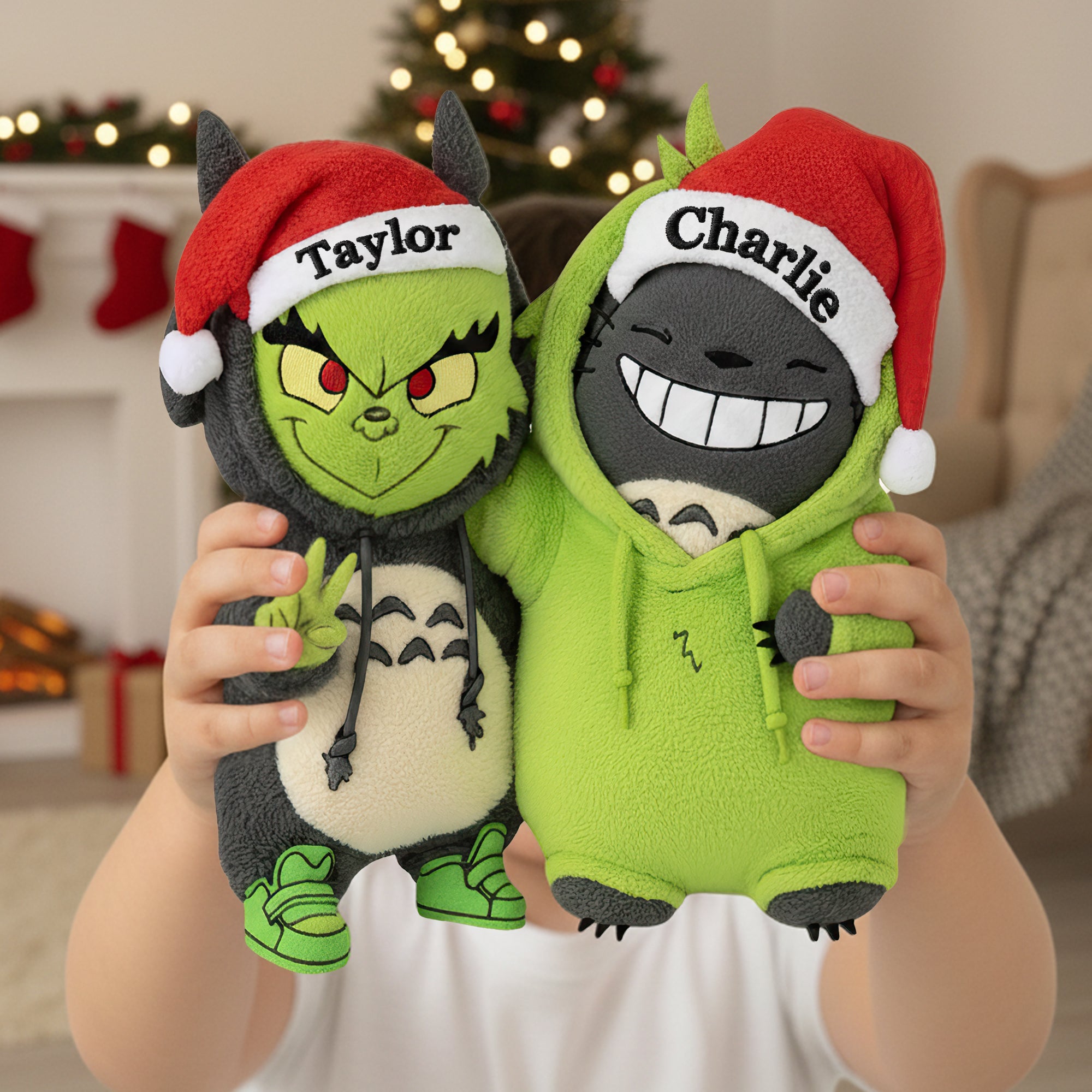 Arm In Arm Friends Holiday Pillow - Personalized Gifts for Friends Pillow PopCulturePrints