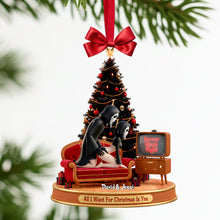Load image into Gallery viewer, All I Want For Christmas Is You - Cheeky Couple Acrylic Ornament - Personalized Gift for Couples Ornament PopCulturePrints

