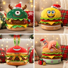 Load image into Gallery viewer, Transform Your Home with a Funny Burger Custom Shape Pillow - Personalized Kids Gift Pillow PopCulturePrints
