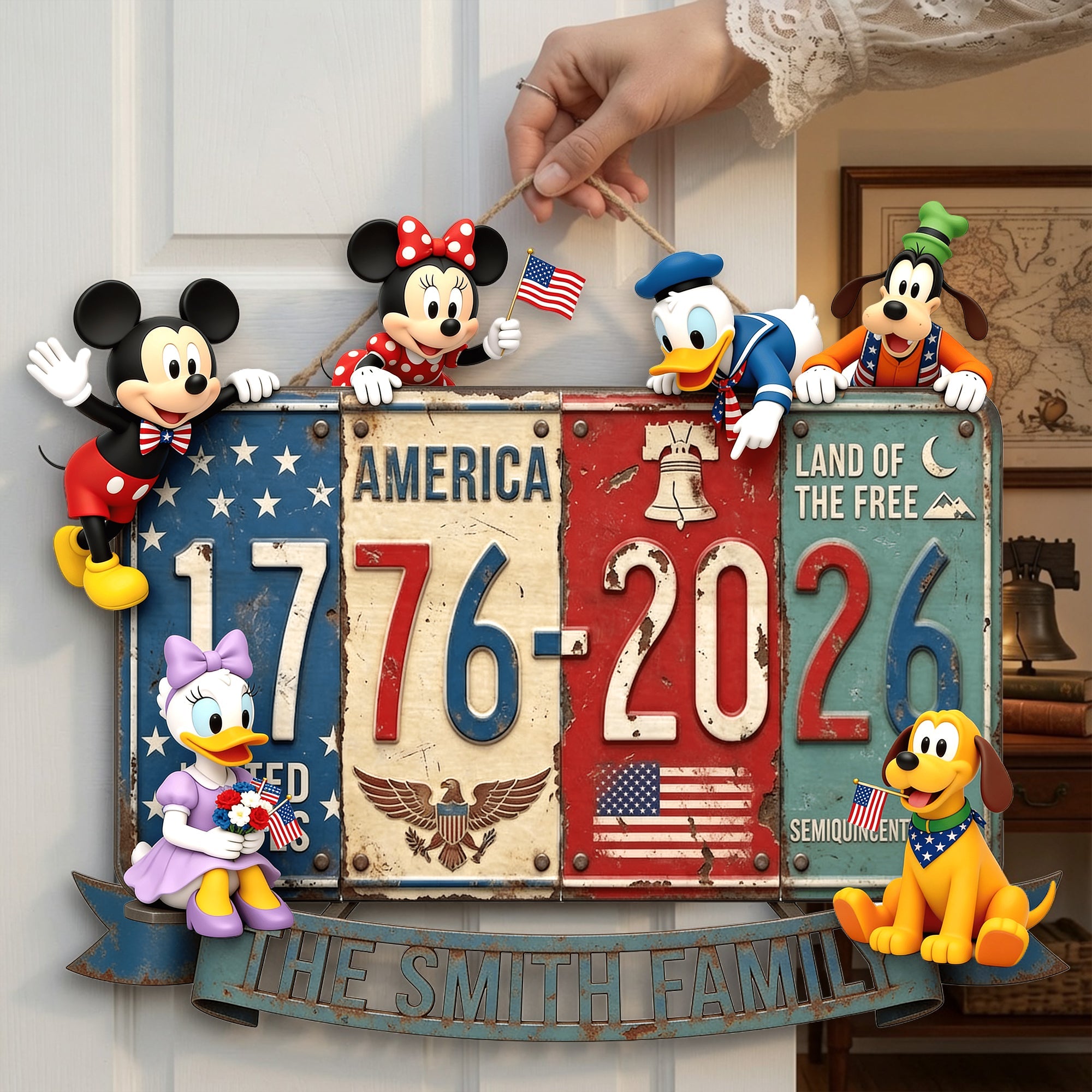 Sweet Home, Where Family Gathers - Personalized Acrylic Sign for Loved Ones