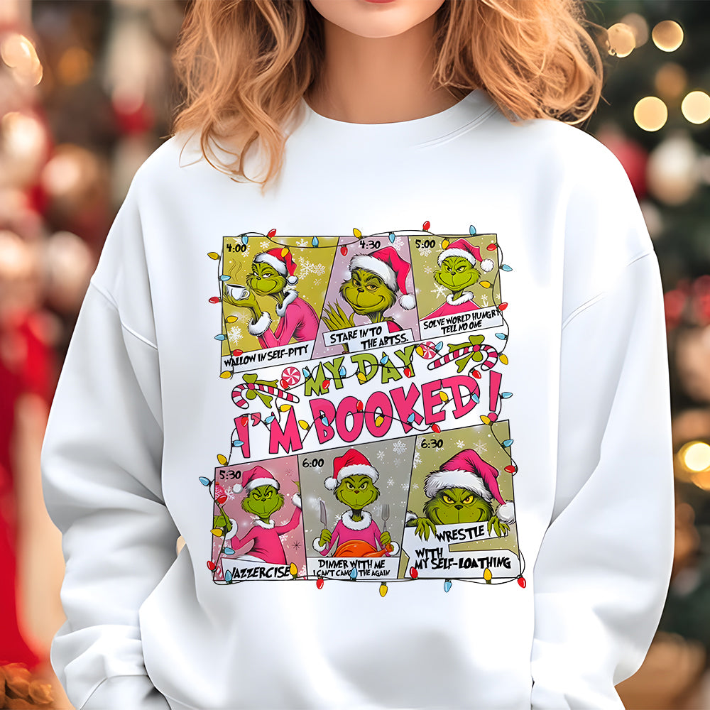 Festive Grumpy Holiday Schedule Shirt Shirts PopCulturePrints