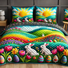 Load image into Gallery viewer, Delightful Rabbit Quilt Bedding Set - Special Line 04TODT160125 Blanket PopCulturePrints
