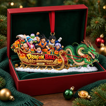 Load image into Gallery viewer, “Bring Holiday Magic Home!” - Customized Warriors And Magical Creatures Sleigh Acrylic Ornament - Perfect Christmas Gift for Anime Lovers Ornament PopCulturePrints
