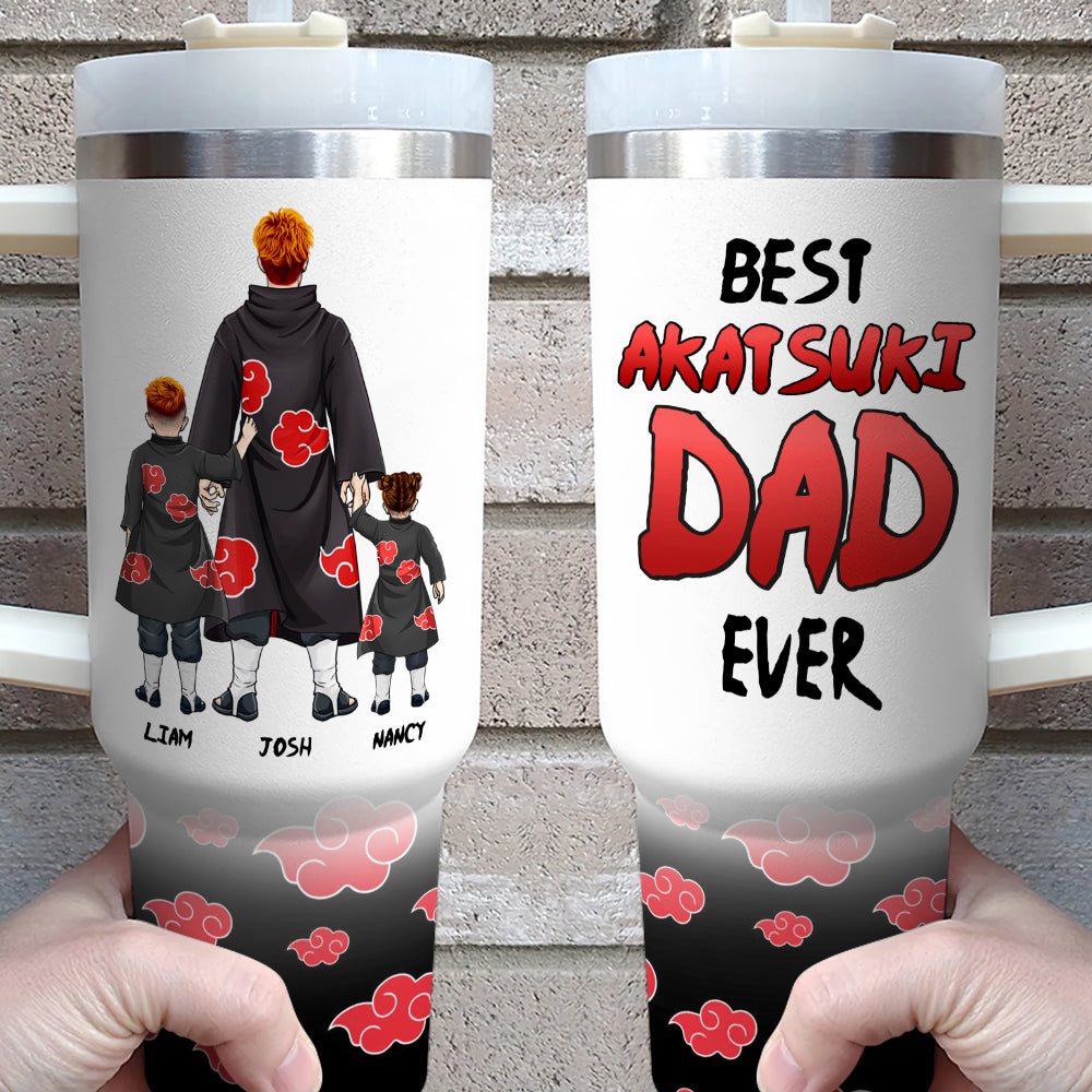 Personalized Akatsuki Dad Tumbler Gift for Father's Day Tumbler Cup PopCulturePrints