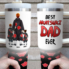 Load image into Gallery viewer, Personalized Akatsuki Dad Tumbler Gift for Father&#39;s Day Tumbler Cup PopCulturePrints
