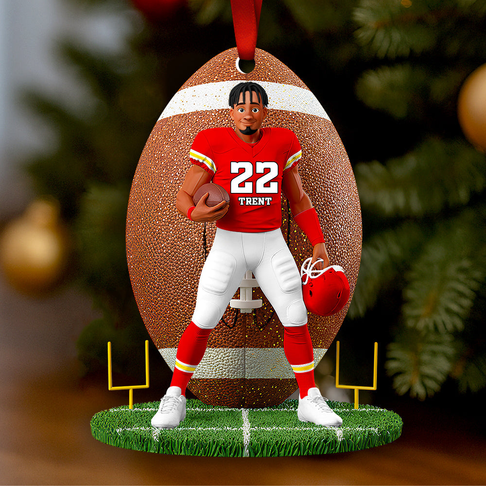 “Score Big This Christmas!” - Personalized Christmas Ornament for True Fans Ornament PopCulturePrints