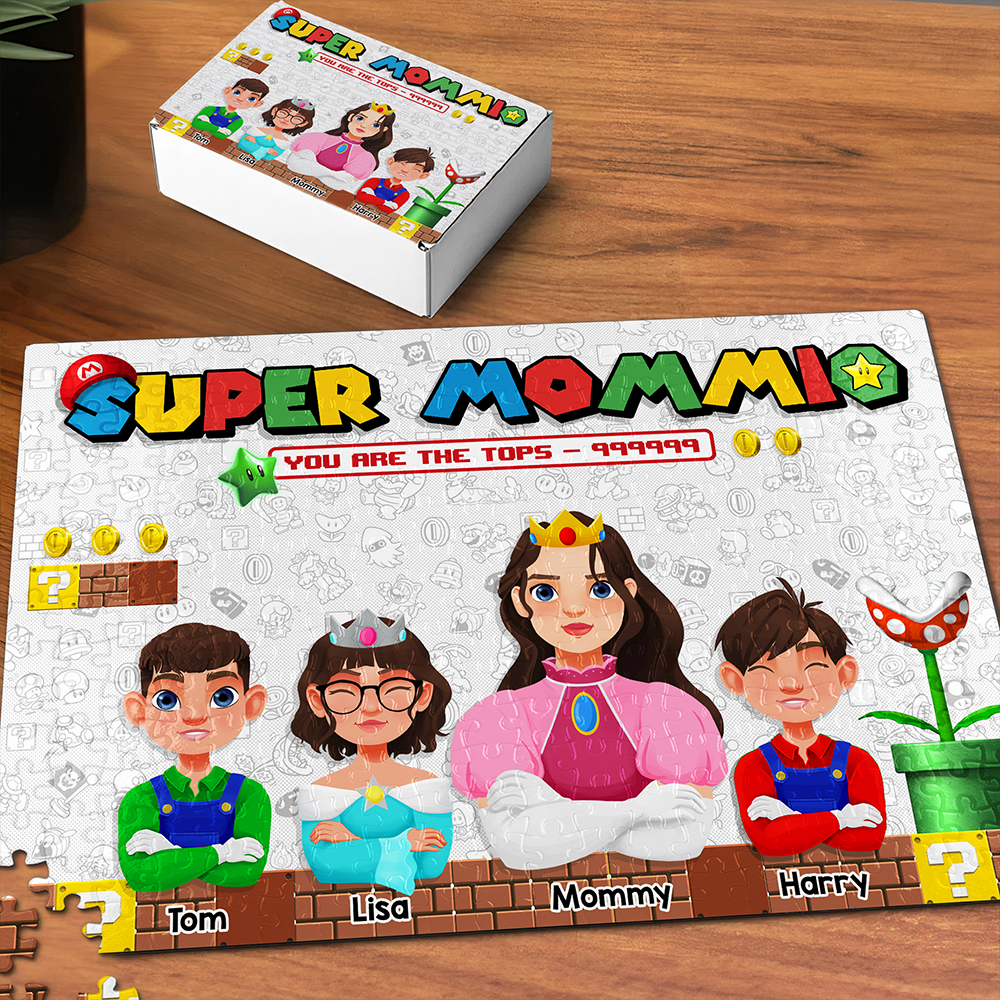 You're the Tops! - Personalized Mom Jigsaw Puzzle - Perfect Gift for Moms and Grandmas Jigsaw Puzzles PopCulturePrints