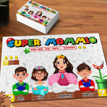 Load image into Gallery viewer, You&#39;re the Tops! - Personalized Mom Jigsaw Puzzle - Perfect Gift for Moms and Grandmas Jigsaw Puzzles PopCulturePrints
