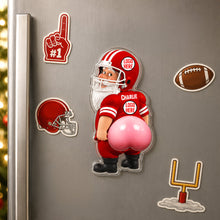 Load image into Gallery viewer, "Kick Off the Fun: The Perfect Gift for Sports Lovers" - Fun Nasty Sport Anti-collision Acrylic Fridge Magnet - Personalized Gift
