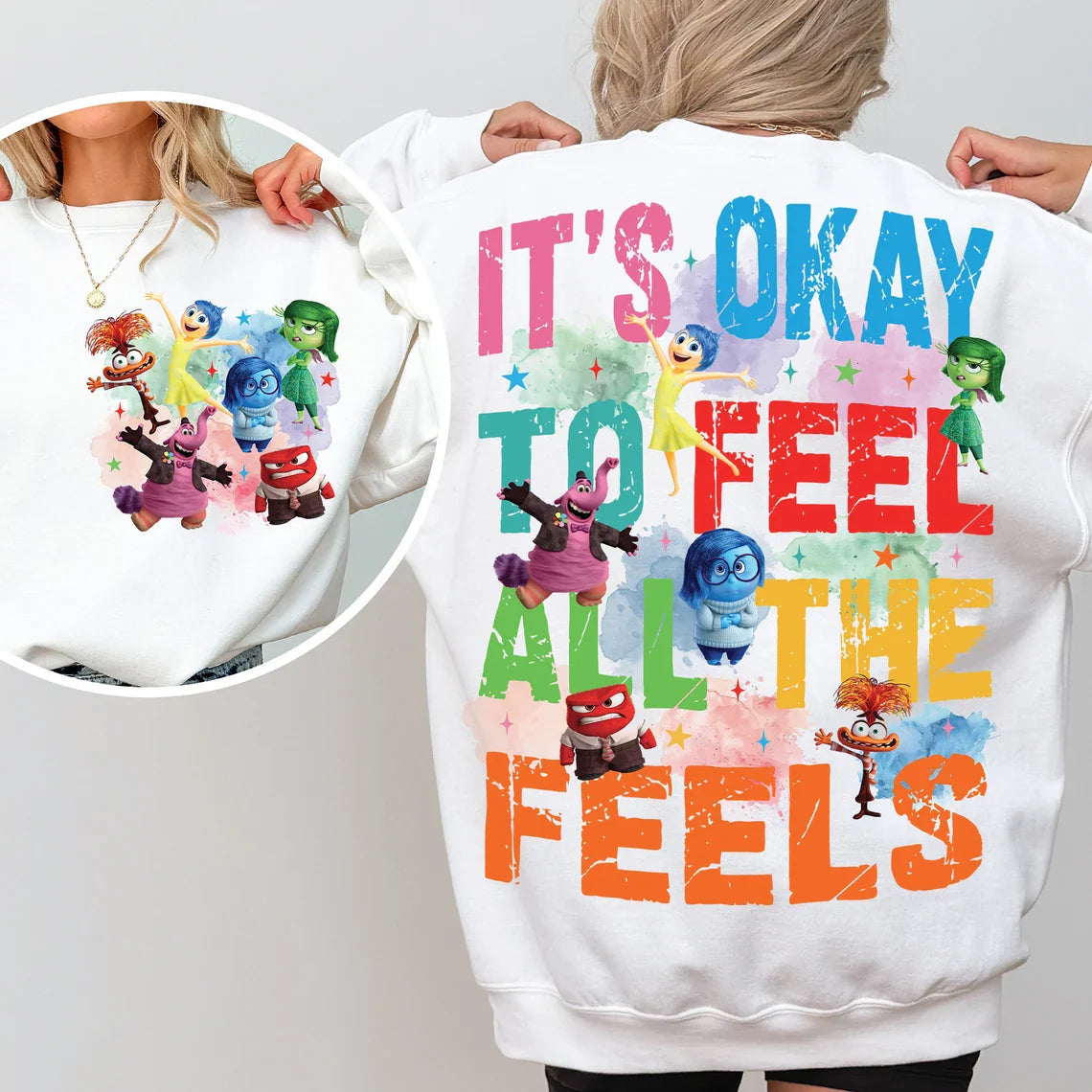 Inside Out 'It's Okay to Feel All The Feels' Sweatshirt