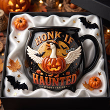 Load image into Gallery viewer, Haunted Goose Cauldron Mug - Personalized Gifts For Halloween 06todh220826 Cauldron Mug PopCulturePrints
