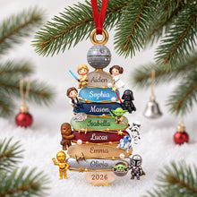 Load image into Gallery viewer, Space Adventure Family Christmas Ornament - Personalized Gifts For Family 05NADH081026 Ornament PopCulturePrints

