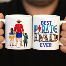 Load image into Gallery viewer, Custom Pirate Dad Coffee Mug – Personalized Gift for Father&#39;s Day Coffee Mug PopCulturePrints
