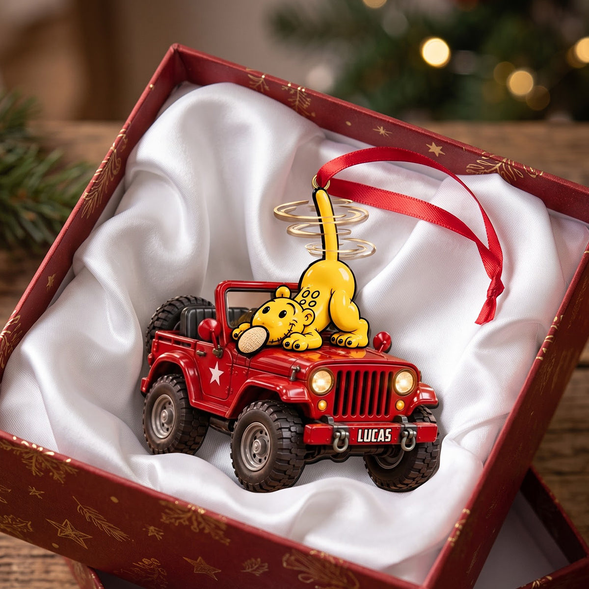 Cute Mysterious Animal Off-road Ornament - Personalized Gifts For Off-road Lovers 03qhtn131026 Ornament PopCulturePrints