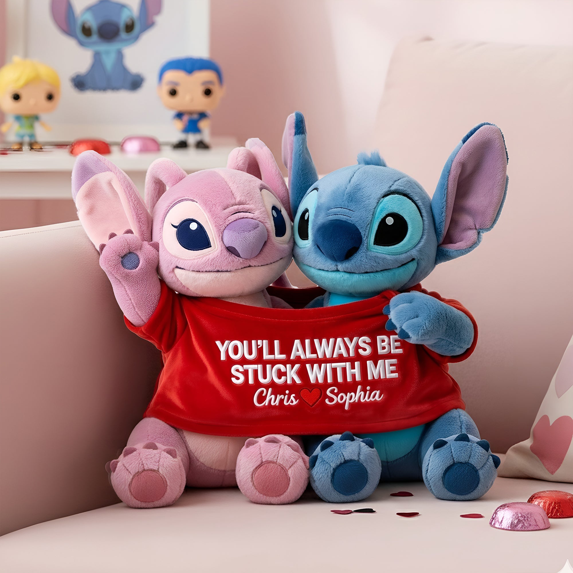 Forever Together - Personalized Couple Pillow Pillow PopCulturePrints