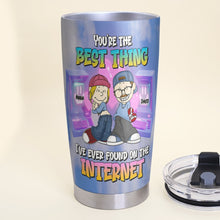 Load image into Gallery viewer, Personalized Couple Tumbler - Best Thing Ever Found Online Tumbler Cup PopCulturePrints
