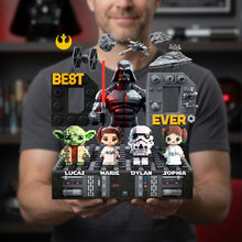 Load image into Gallery viewer, "Best Dad Ever" - Personalized Acrylic Plaque - Perfect Gift for Dads, Grandpas and More Shaped Plaques PopCulturePrints
