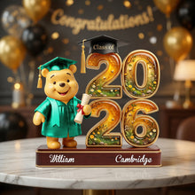 Load image into Gallery viewer, "Celebrate Your Achievement" - Personalized Meaningful Graduation Acrylic Plaque - Gift for Graduates, Friends, Family Shaped Plaques PopCulturePrints
