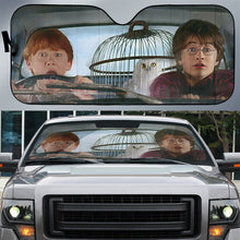 Load image into Gallery viewer, Magical Journey Car Sunshade - Harry and Ron Design
